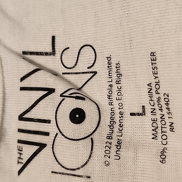 NWOT - Def Leppard LG White Cropped Sleeveless Tank Top - Picture 6 of 9